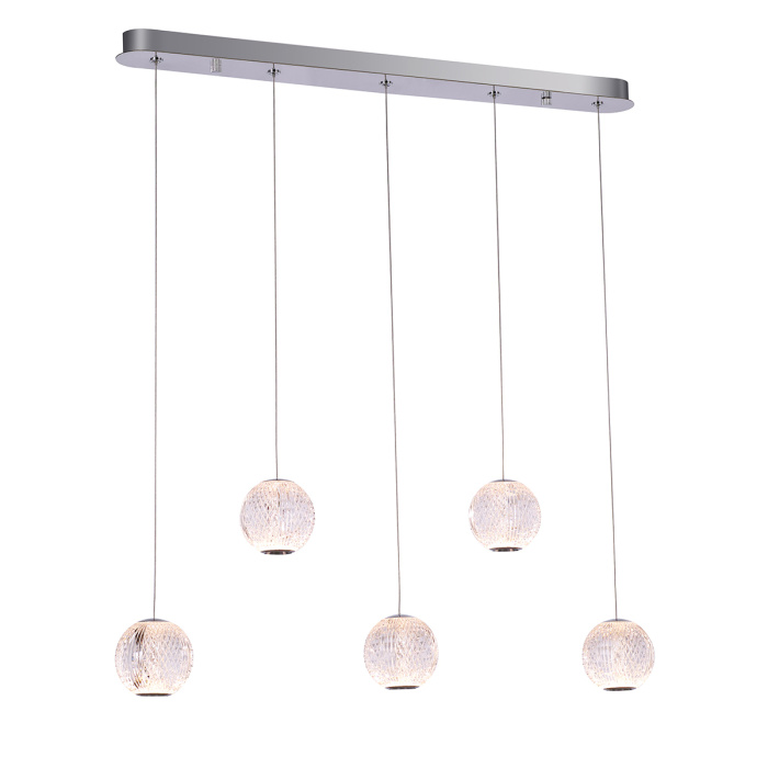 Подвесной светильник Delight Collection Elliot Diamante MD20001012-5B chrome