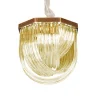 Подвесная люстра Delight Collection Murano Glass A001-400 L4 brass/amber