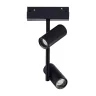 Магнитный трековый светильник Черный LED 1*16W 3000K 950Lm Ra>90 36° IP20 D45xH240 48VV ST808.436.16