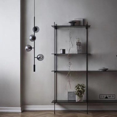 Подвесной светильник iLamp ARTIS 8149P/4B BLACK&amp;SMOKY