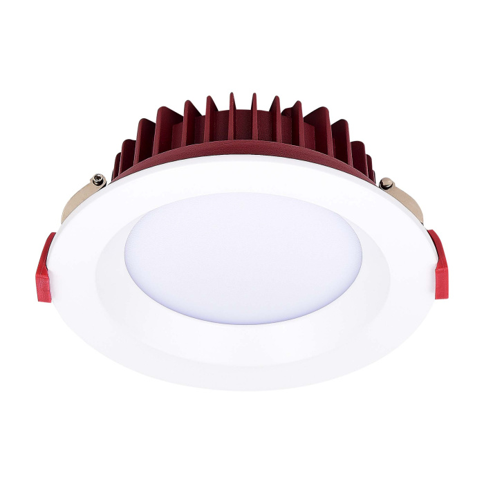 Светильник встраиваемый Белый LED 1*24W 4000K 1 920Lm Ra80 100° IP44 D165xH54 100-240VV ST752.548.24