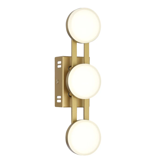 Светильник настенный ST-Luce золотистый/белый LED 1*6W 4000K SL6610.201.03