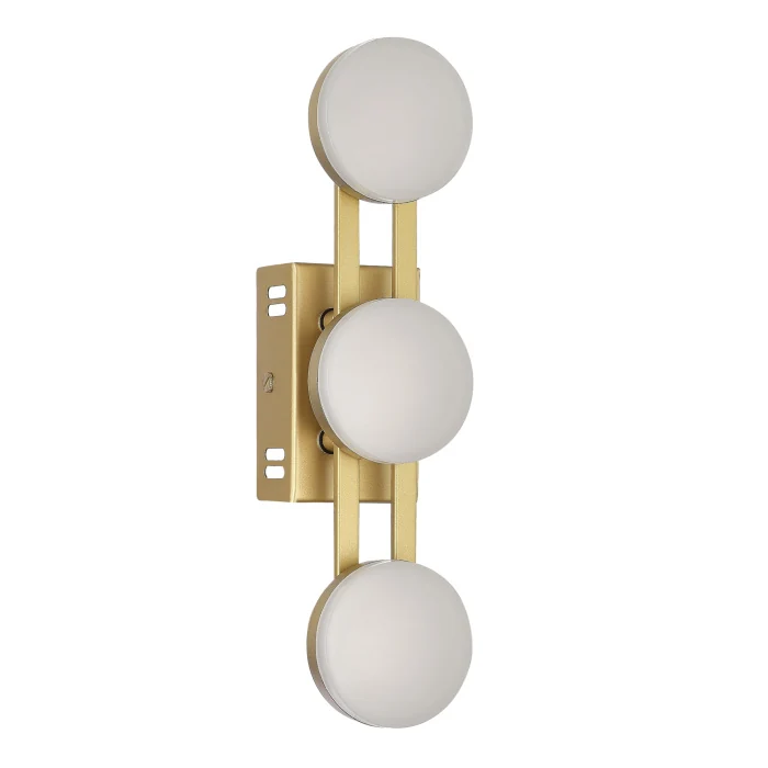 Светильник настенный ST-Luce золотистый/белый LED 1*6W 4000K SL6610.201.03