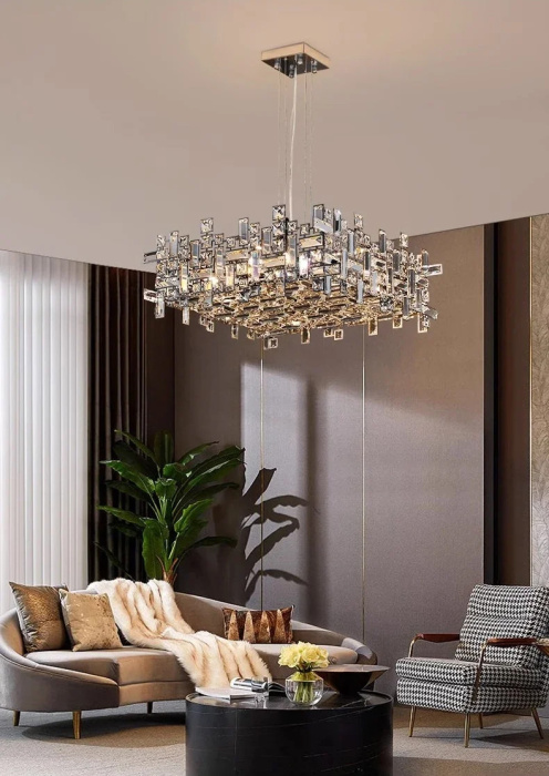 Подвесная люстра Delight Collection P7838 P7838-W50 chrome