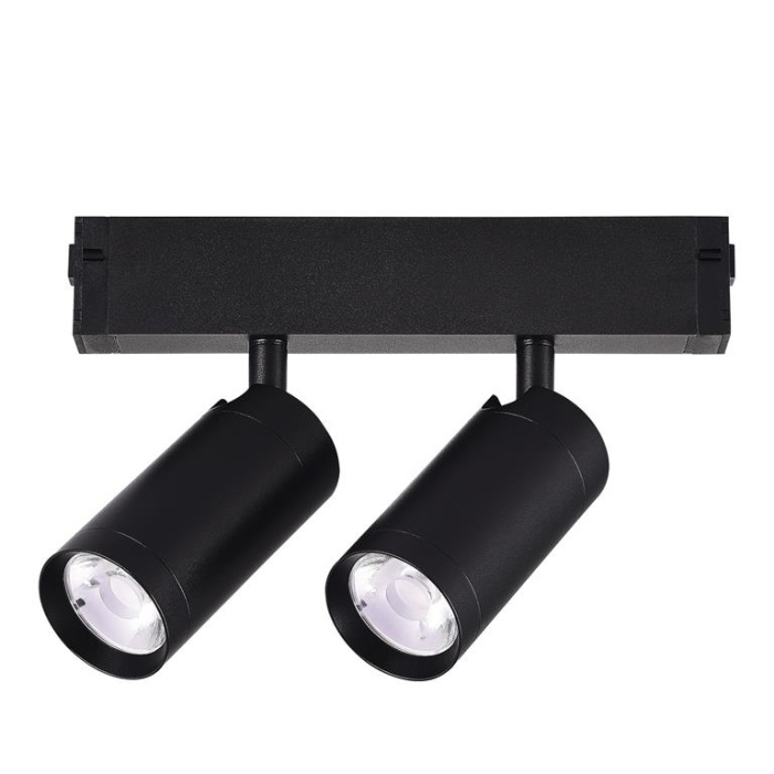 Светильник трековый SMART Черный LED 2*10W 2700K-6000K 1 440Lm Ra90 36° IP20 D50xH41 220V ST660.486.20