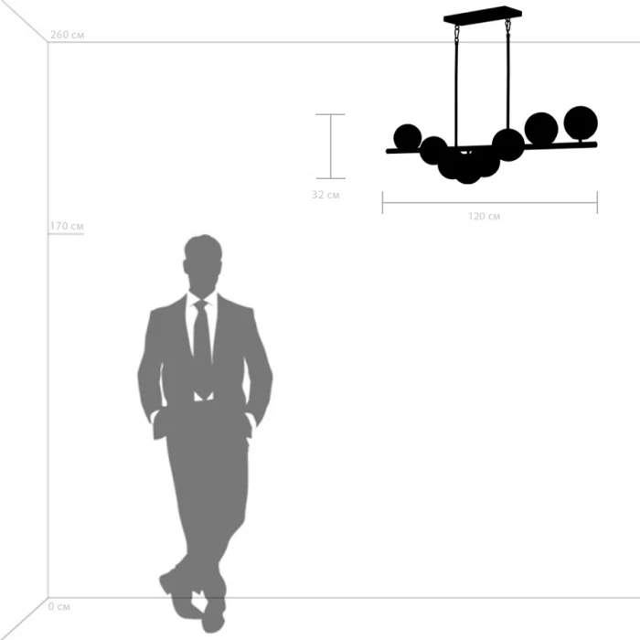 Люстра подвесная Croco Lightstar 815183