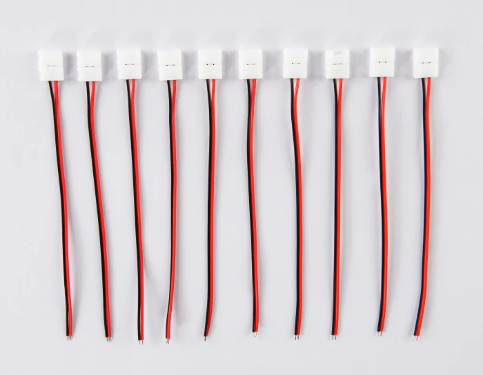 Соединитель гибкий односторонний для светодиодной ленты 2835 12/24V (2 конт.) 150 мм GS7051 (10шт) Ambrella light GS7051