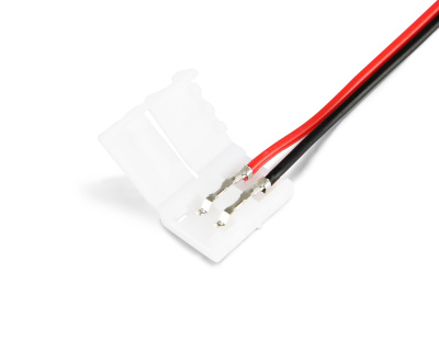 Соединитель гибкий односторонний для светодиодной ленты 2835 12/24V (2 конт.) 150 мм GS7051 (10шт) Ambrella light GS7051