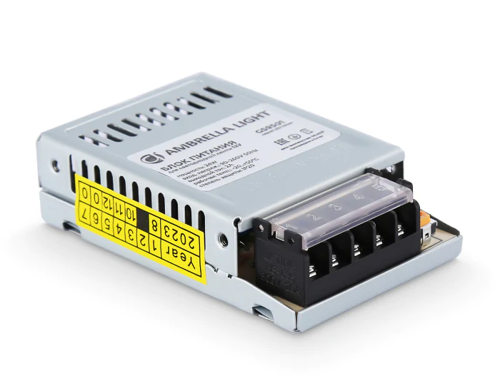 Блок питания для светодиодной ленты 12V 24W 2A IP20 90-260V 79*48*22 GS9501 Ambrella light GS9501