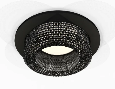 Комплект встраиваемого светильника с композитным хрусталем Ambrella light XC7622021