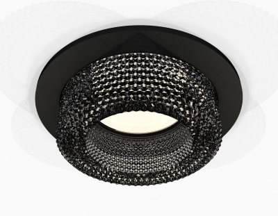 Комплект встраиваемого светильника с композитным хрусталем Ambrella light XC7622021