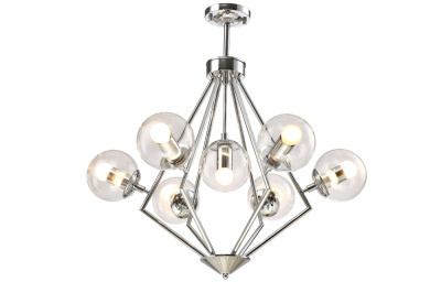 Люстра Crystal Lux FABRICIO SP7 CHROME/TRANSPARENTE