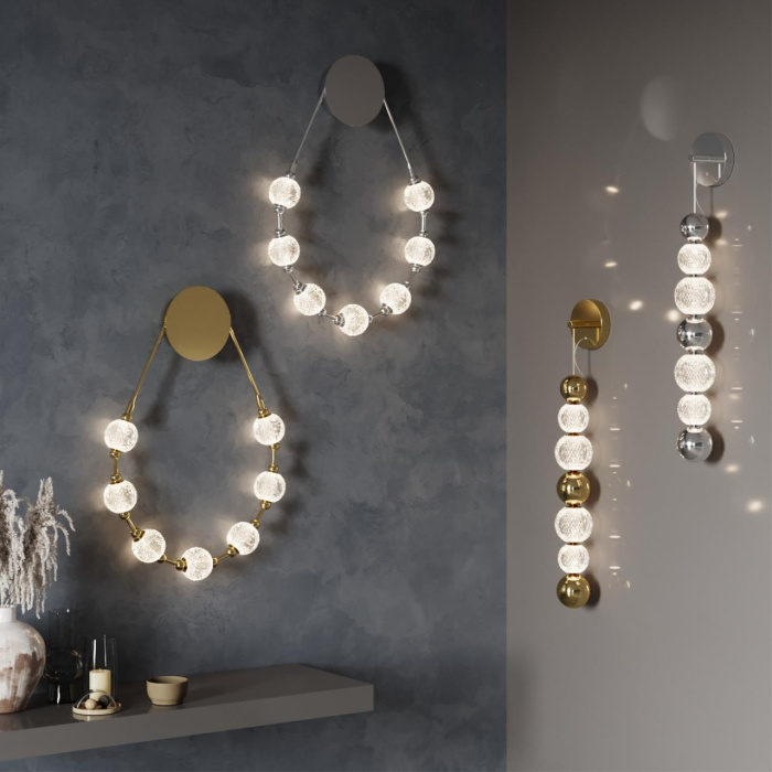 Настенный светильник Odeon Light Crystal 5008/13WL