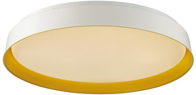 7711/ELN COLOR SN 157 Светильник пластик/желтый LED 76Вт 3000/4000/6000К D510 IP43 CCT TUNA YELLOW
