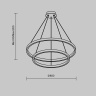 Подвесная люстра Maytoni Rim MOD058PL-L74WK