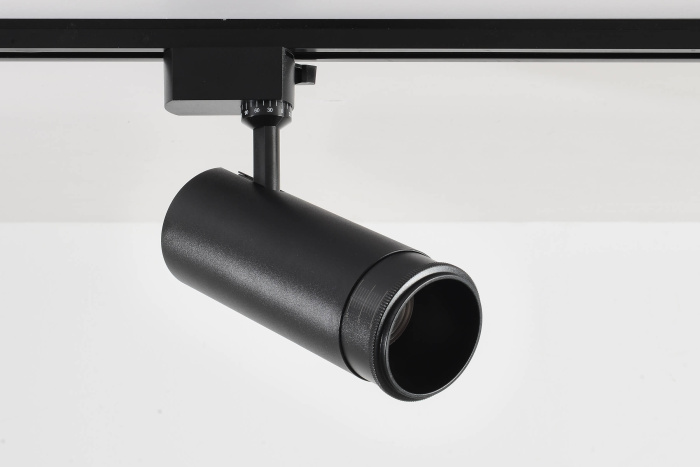 Трековый светильник однофазный Crystal Lux CLT 0.31 021 BK 3CCT ZOOM