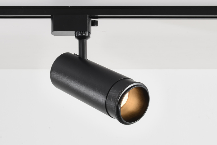 Трековый светильник однофазный Crystal Lux CLT 0.31 021 BK 3CCT ZOOM