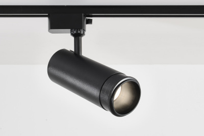 Трековый светильник однофазный Crystal Lux CLT 0.31 021 BK 3CCT ZOOM