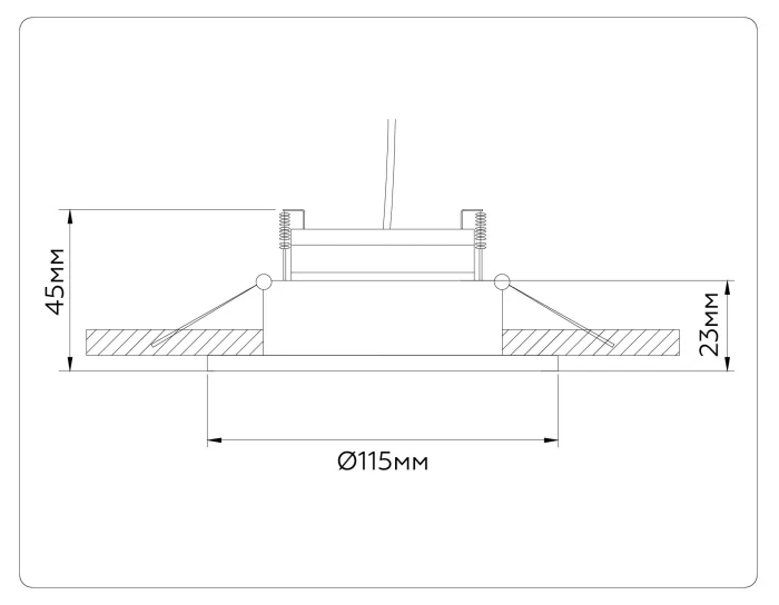 Встраиваемый поворотный точечный светильник GX53 AMBRELLA light TN51913