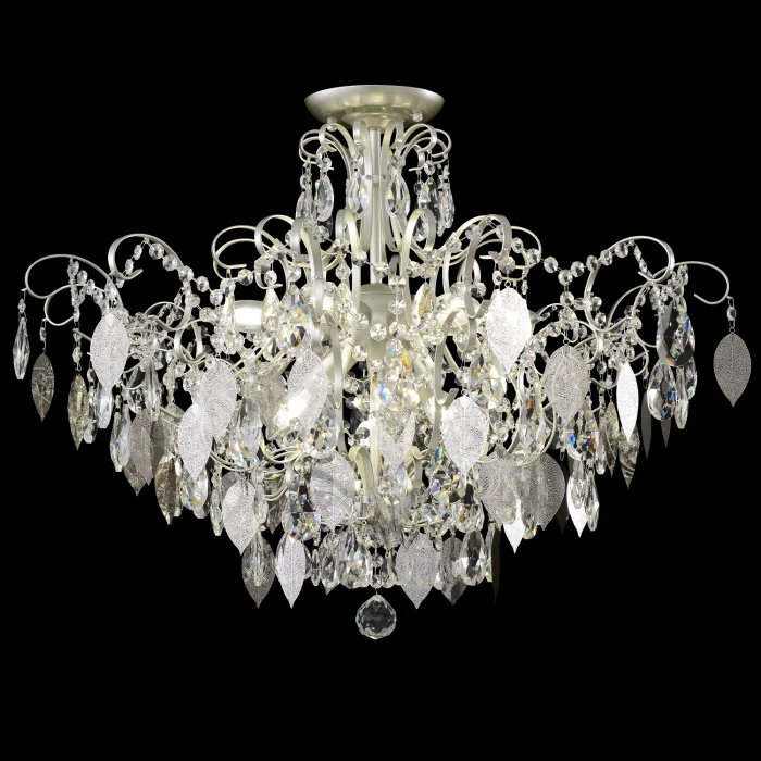 Светильник потолочный Crystal Lux ESMIRALDA PL9 SILVER