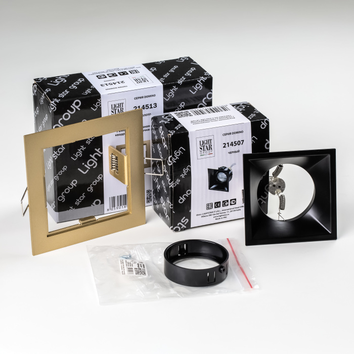 Комплект со светильником Lightstar Domino D51307BMOD