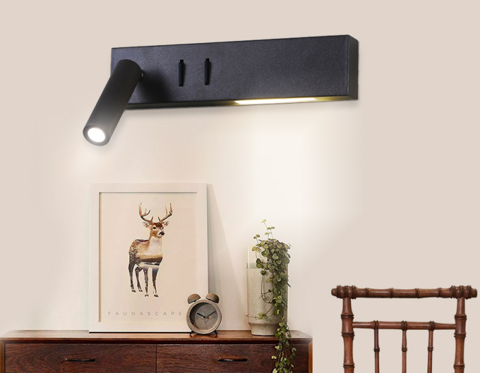 Настенный светодиодный светильник с выключателем Ambrella light FW286