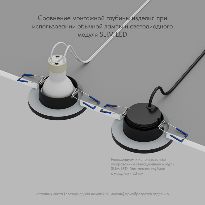 Влагозащищенный светильник Denkirs Vand DK2036-BK