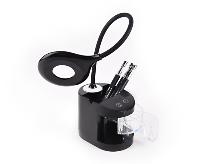 Настольная светодиодная лампа со встроенной аккумулятороной батареей и органайзером Ambrella light DE562