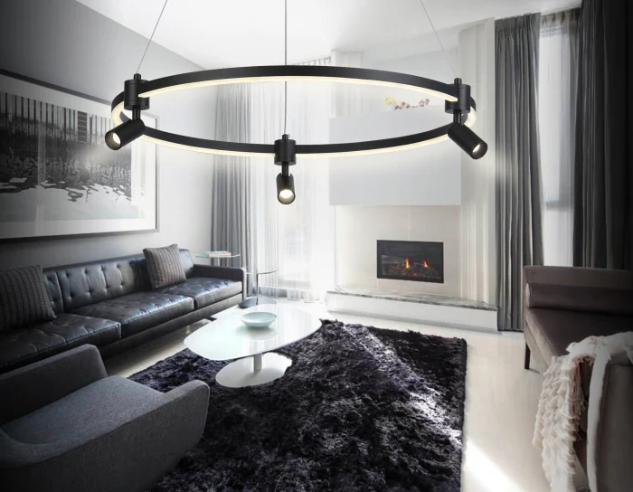 Подвесной управляемый светодиодный светильник Ambrella light FL5293