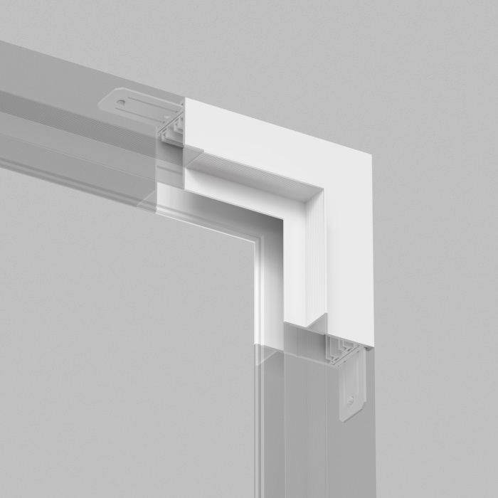 Соединитель для шинопровода Denkirs SMART HIDE TR2118-WH