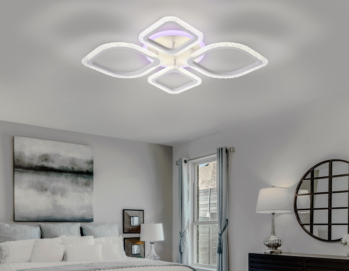 Потолочный светодиодный светильник с пультом Ambrella light FA5147