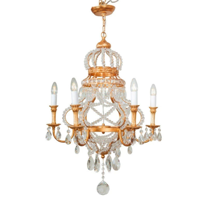 Подвесная люстра L'Arte Luce Luxury Corona L28808 с элементами из хрусталя