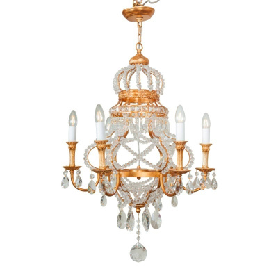 Подвесная люстра L&#039;Arte Luce Luxury Corona L28808 с элементами из хрусталя