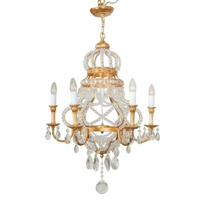 Подвесная люстра L'Arte Luce Luxury Corona L28808 с элементами из хрусталя