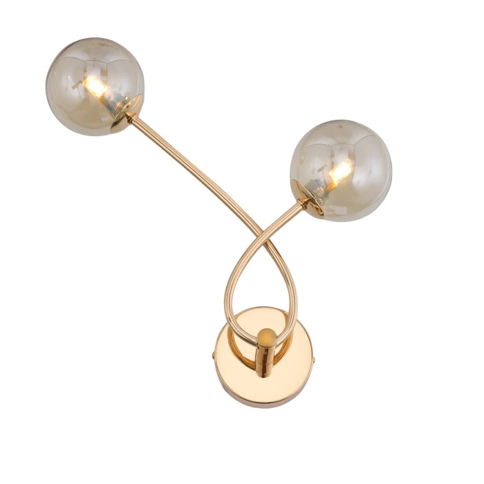 Бра ST-Luce SL435.201.02 Золото/Коньячный G9 2*28W