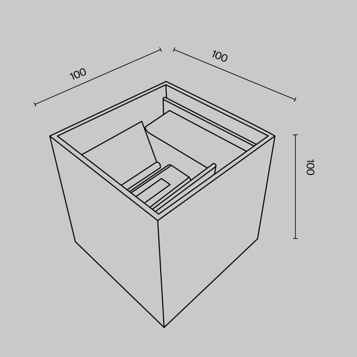 Уличный настенный светильник Maytoni Fulton O572WL-L6W