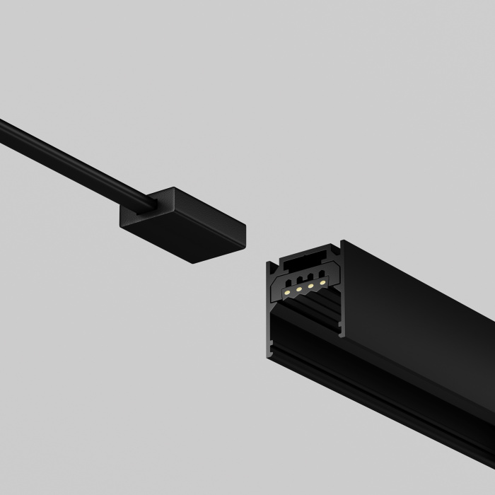 Коннектор уличная трековая система освещения Maytoni Exility ip black O-TR002-HSP