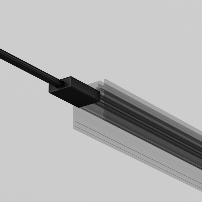 Коннектор уличная трековая система освещения Maytoni Exility ip black O-TR002-HSP