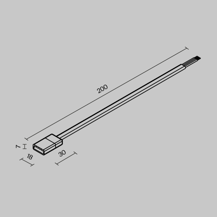 Коннектор уличная трековая система освещения Maytoni Exility ip black O-TR002-HSP