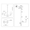 Люстра на штанге HIGH LIGHT AMBRELLA LIGHT LH75159