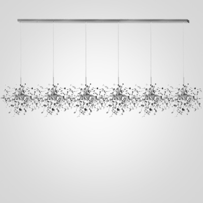 Люстра Tezani Argent Suspension Linear 6L 210 ImperiumLoft