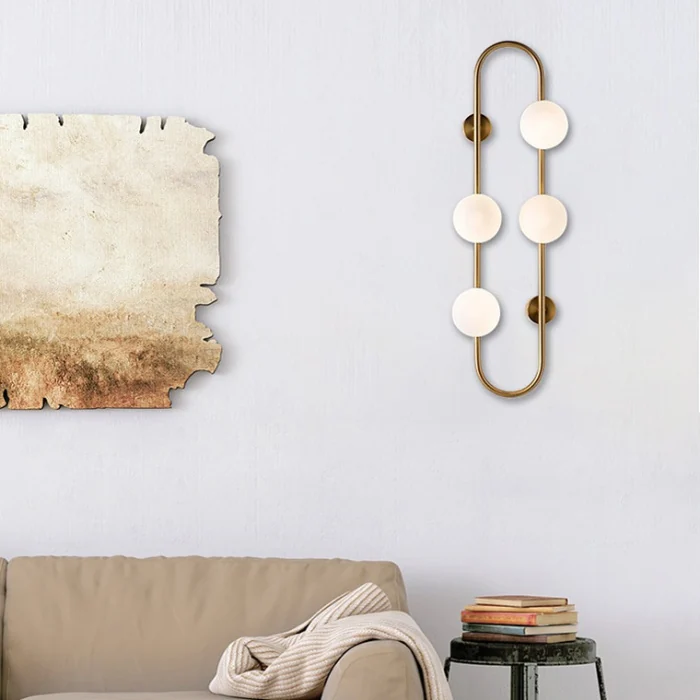 Настенное бра HOOP WALL H115 Gold ImperiumLoft