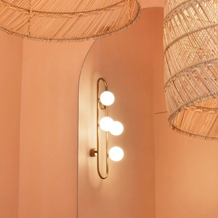 Настенное бра HOOP WALL H115 Gold ImperiumLoft