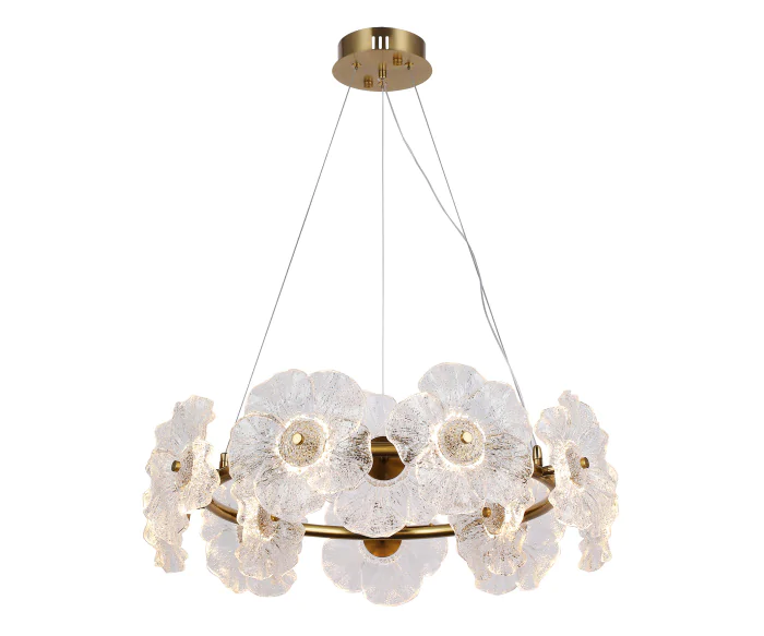 Люстра Грея латунь d60 h150 Led 12*2W (3000K) Kink Light 07601-60A,36