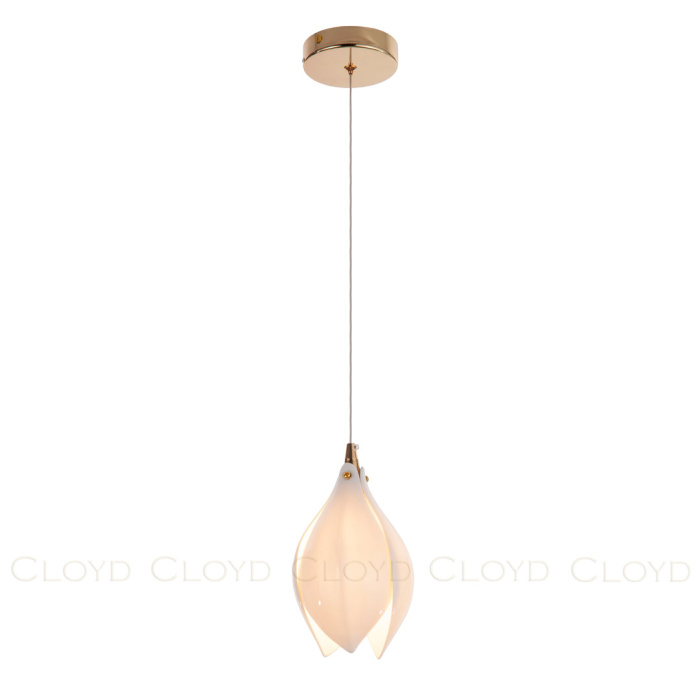 Подвесной светильник Cloyd MANGRA P1 / керамика - золото (арт.10955)