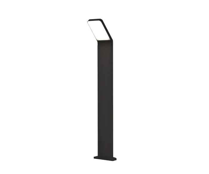 Светильник уличный Лирма черный w10*14 h80 Led 12W (3000K) Kink Light 09311-80F,19