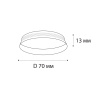 Кольцо для светильника Italline IT02-012 ring black