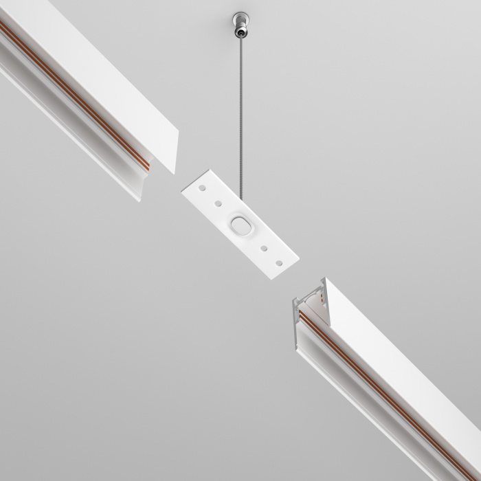 Коннектор прямой Exility накладной белый Maytoni TRA034C-21W