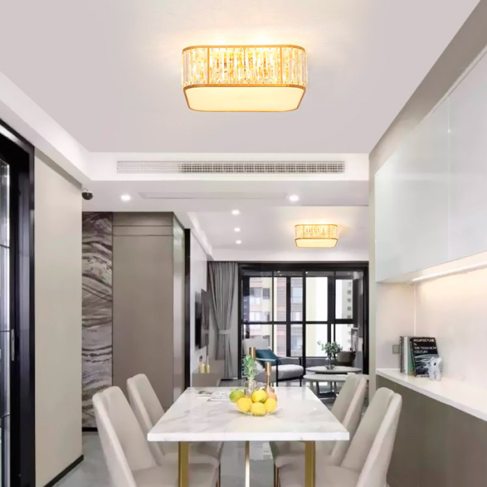 Потолочный светильник Cloyd AGRIUS FM6 / шир. 45 см - квадрат (арт.10590)