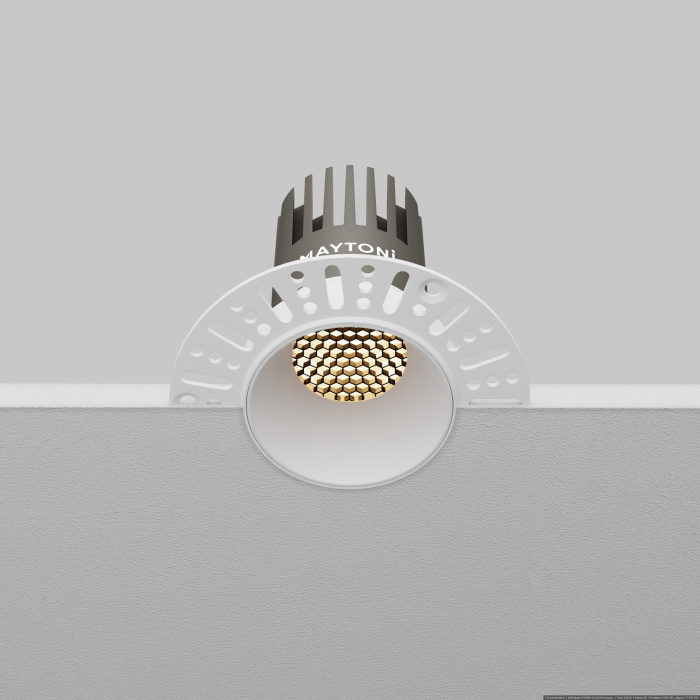 Встраиваемый светильник Maytoni Dip DL119-10W-3K-TRS-W